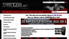 What Steelgear.net website looked like in 2016 (8 years ago)