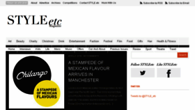 What Style-etc.co.uk website looked like in 2016 (10 years ago)