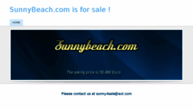 What Sunnybeach.com website looked like in 2016 (8 years ago)