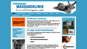 What Sthlmsmassageklinik.se website looked like in 2016 (8 years ago)