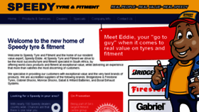 What Speedytyre.co.za website looked like in 2016 (8 years ago)