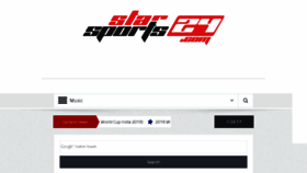 What Starsports24.com website looked like in 2016 (8 years ago)