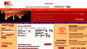 What Sixcontinentshotels.com website looked like in 2011 (13 years ago)
