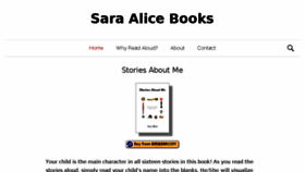 What Saraalicebooks.com website looked like in 2016 (8 years ago)