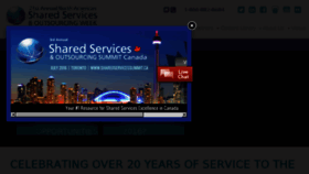 What Sharedservicesweek.com website looked like in 2016 (8 years ago)