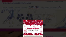 What Stylori.com website looked like in 2016 (8 years ago)