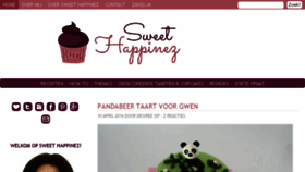 What Sweethappinez.nl website looked like in 2016 (8 years ago)