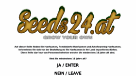 What Seeds24.at website looked like in 2016 (8 years ago)