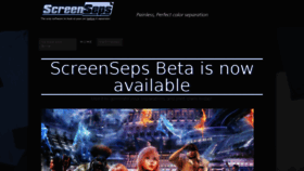 What Screenseps.com website looked like in 2016 (8 years ago)