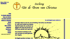 What Stichtinguitdebronvanchristus.nl website looked like in 2016 (8 years ago)
