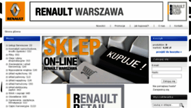 What Skleprenaultwarszawa.pl website looked like in 2016 (8 years ago)