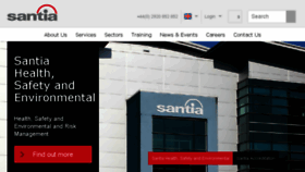 What Santiaconsulting.com website looked like in 2016 (8 years ago)