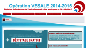 What Sfmv-vesale.fr website looked like in 2016 (8 years ago)