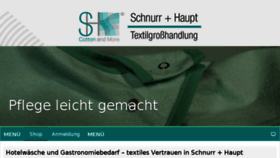 What Schnurr-haupt.de website looked like in 2016 (8 years ago)