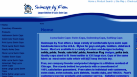 What Swimcapsbyfran.com website looked like in 2016 (8 years ago)