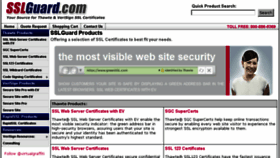 What Sslguard.com website looked like in 2016 (8 years ago)