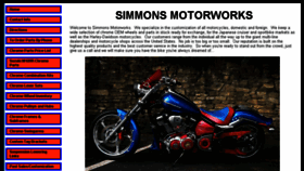 What Simmonsmotorworks.com website looked like in 2016 (8 years ago)