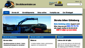 What Skrotbilscentralen.se website looked like in 2016 (8 years ago)