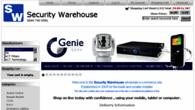 What Securitywarehouse.co.uk website looked like in 2016 (8 years ago)