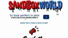 What Sandboxworld.com website looked like in 2016 (8 years ago)