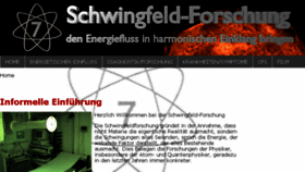 What Schwingfeld.de website looked like in 2016 (8 years ago)