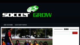 What Soccergrow.org website looked like in 2016 (8 years ago)