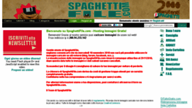 What Spaghettifile.com website looked like in 2016 (8 years ago)