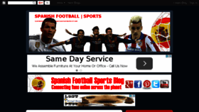 What Spanishfootballsports.blogspot.com website looked like in 2016 (8 years ago)