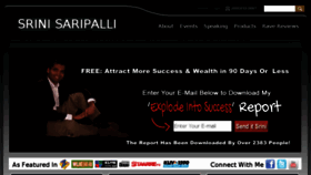 What Srinisaripalli.com website looked like in 2016 (8 years ago)