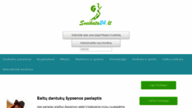What Sveikata24.lt website looked like in 2016 (8 years ago)