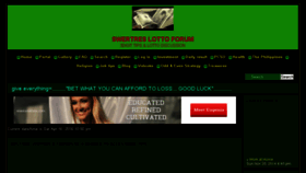 What Swertreslotto.forum-motion.com website looked like in 2016 (8 years ago)