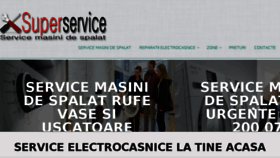 What Superservice.ro website looked like in 2016 (8 years ago)