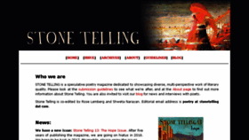 What Stonetelling.com website looked like in 2016 (9 years ago)