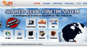 What Sunyazilim.com.tr website looked like in 2016 (9 years ago)