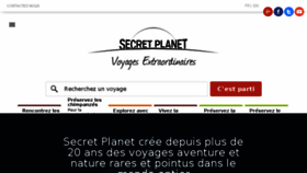 What Secret-planet.com website looked like in 2016 (8 years ago)