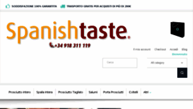 What Spanishtaste.it website looked like in 2016 (8 years ago)