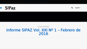 What Sipaz.org website looked like in 2016 (8 years ago)