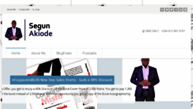 What Segunakiode.com website looked like in 2016 (8 years ago)