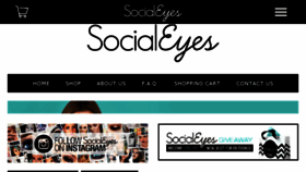 What Socialeyeslashes.com website looked like in 2016 (8 years ago)