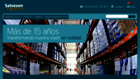 What Salvesenlogistica.com website looked like in 2016 (8 years ago)