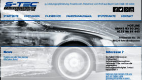What S-tec-tuning.de website looked like in 2016 (8 years ago)