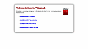What Showmeengland.co.uk website looked like in 2016 (8 years ago)