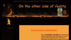 What Superstitionsof.com website looked like in 2016 (8 years ago)