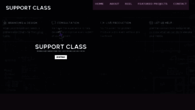 What Supportclass.net website looked like in 2016 (8 years ago)