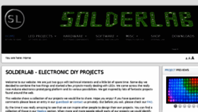 What Solderlab.de website looked like in 2016 (8 years ago)