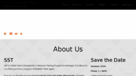 What Sst.org website looked like in 2016 (8 years ago)