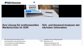 What Sem-scout.de website looked like in 2016 (8 years ago)