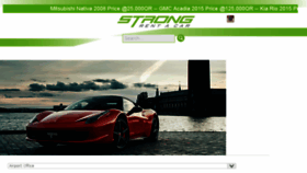 What Strongqatar.com website looked like in 2016 (8 years ago)