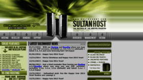 What Sultanhost.com website looked like in 2016 (8 years ago)