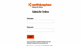 What Saleslifeonline.com website looked like in 2016 (8 years ago)